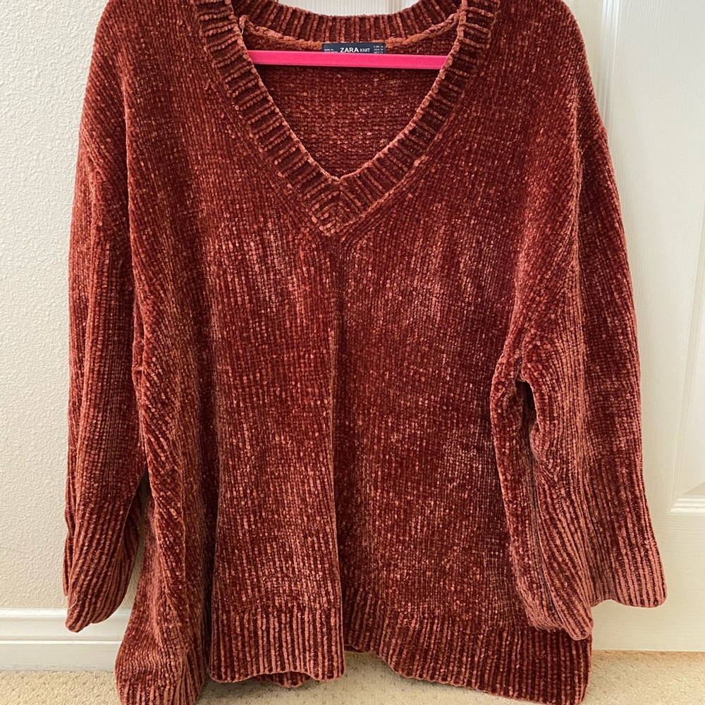 Zara oversized knit sweater
